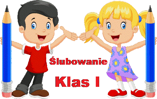 Grafika: Ślubowanie I klasy