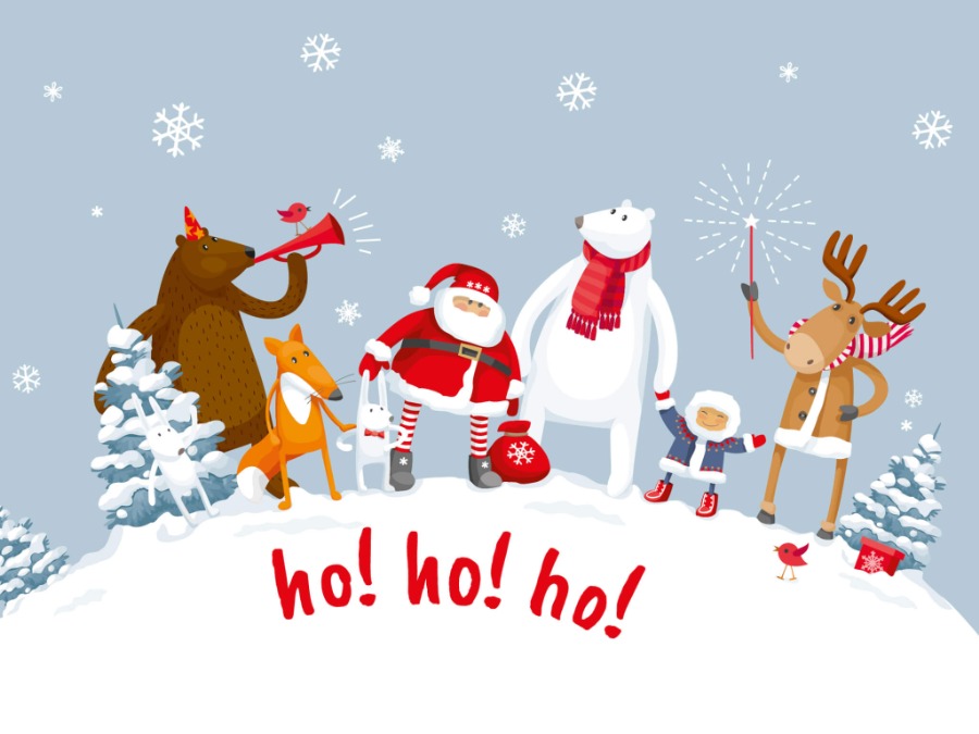 Grafika: Mikołajki w klasie Vb