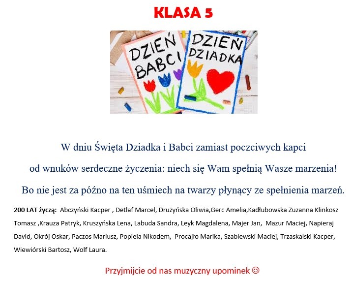 Grafika: DZIEŃ BABCI I DZIADKA