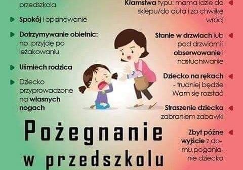 Jak rozstać się z dzieckiem bez bólu..