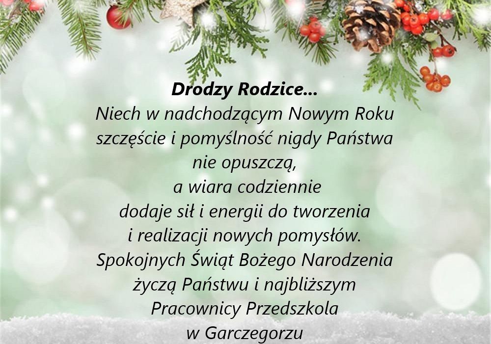 Życzenia dla Rodziców