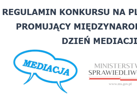 Grafika 1: Konkurs na plakat promujący Międzynarodowy Dzień Mediacji