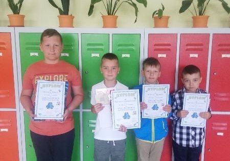 Wyniki szkolnej zbiórki baterii.