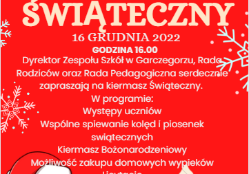 KIERMASZ ŚWIĄTECZNY