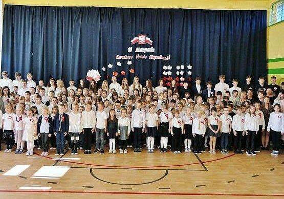 Grafika 1: Szkoła do hymnu!