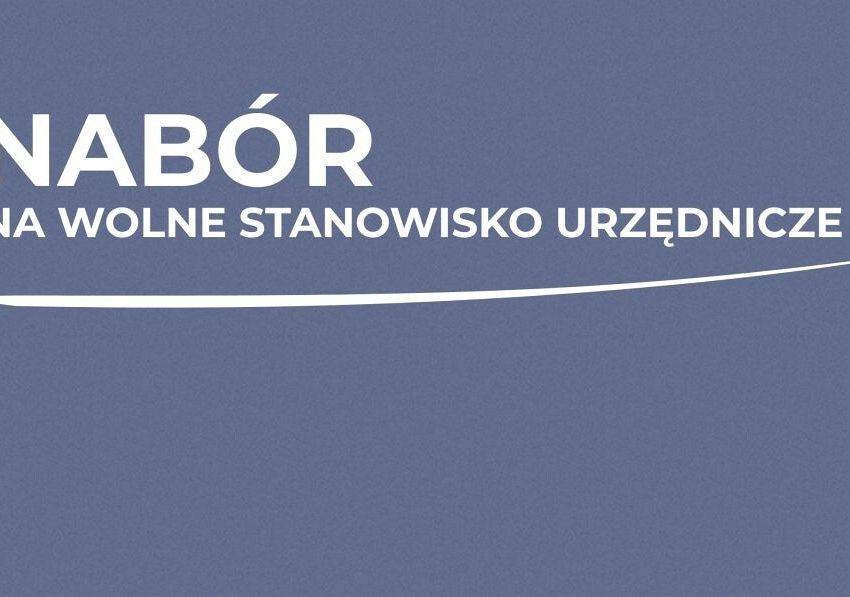 Grafika 1: Nabór na wolne stanowisko urzędnicze w Zespole Szkół im. Jana Pawła II w Łebieniu - Główny księgowy/Główna księgowa