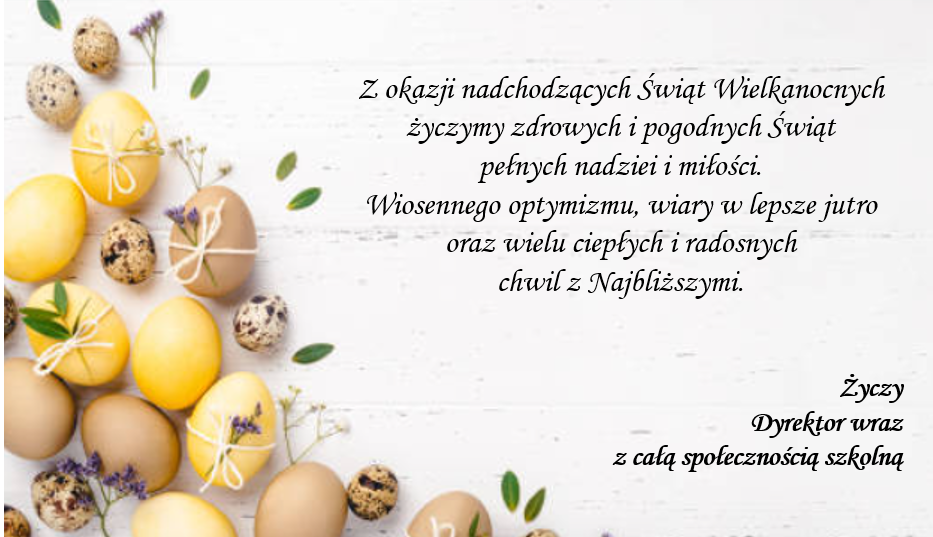 Grafika 1: ŻYCZENIA WIELKANOCNE