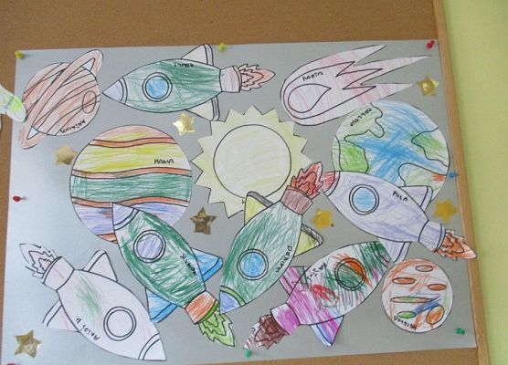 Kosmos - praca Maluchów i Średniaków