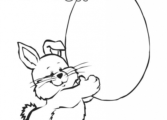 Kolorowanka - Zając