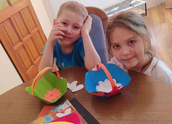 Krzyś i siostra Zuzia