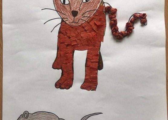 "Myszka i kotek" - wyk. Nikodem z przedszkola w Nowej Wsi Lęborskiej