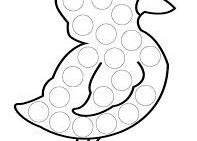 Kaczorek do wyklejania plasteliną