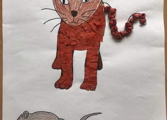 "Myszka i kotek" - wyk. Nikodem z przedszkola w Nowej Wsi Lęborskiej