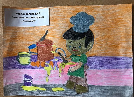 "Placek Jacka" - wyk. Wiktor z przedszkola w Nowej Wsi Lęborskiej