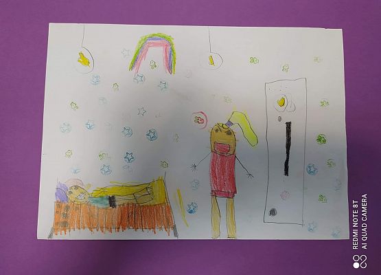 "Leń" - wyk. Weronika z przedszkola w Lubowidzu