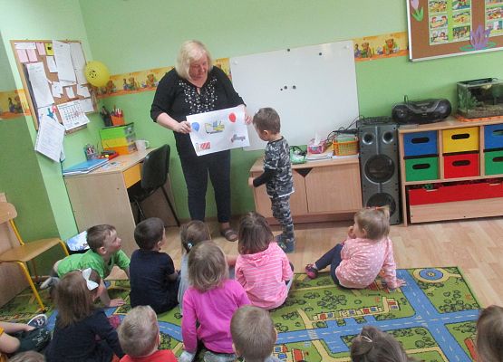 Kajtek przedstawia swoją prezentację