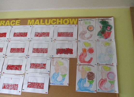 Warszawska syrenka - prace Maluchów i Średniaków