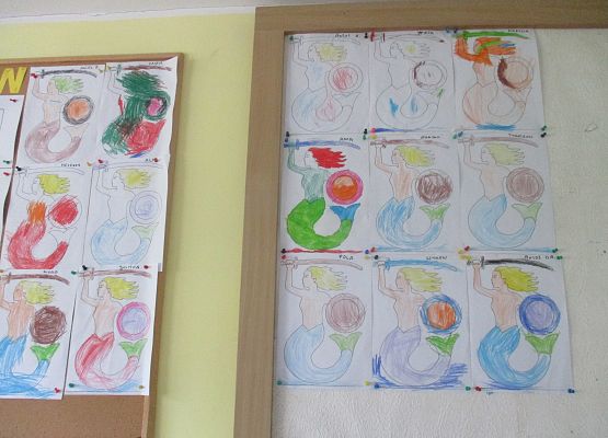 Warszawska syrenka - prace Maluchów i Średniaków