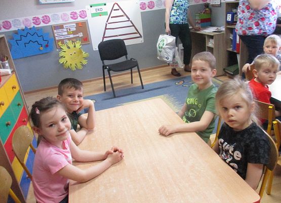 Grafika 3: Zajęcia w przedszkolu SKĄD SIĘ BIORĄ PRODUKTY EKOLOGICZNE