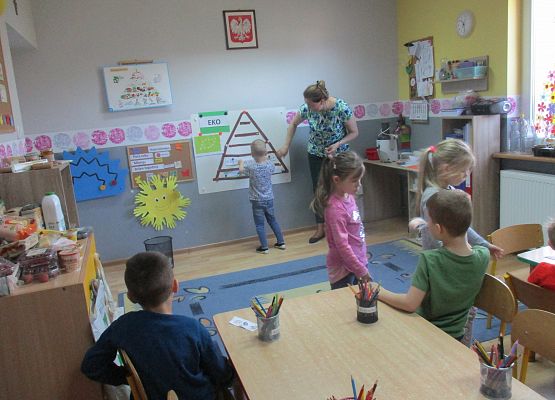 Grafika 38: Zajęcia w przedszkolu SKĄD SIĘ BIORĄ PRODUKTY EKOLOGICZNE