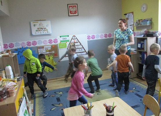 Grafika 41: Zajęcia w przedszkolu SKĄD SIĘ BIORĄ PRODUKTY EKOLOGICZNE