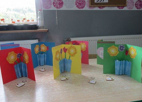 Laurki i breloczki dla Taty - praca starszej grupy