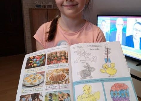 Grafika 2: NAUCZANIE ZDALNE - PONIEDZIAŁEK 29.03.2021