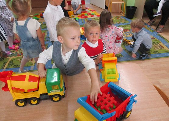 Pierwszy dzień w przedszkolu