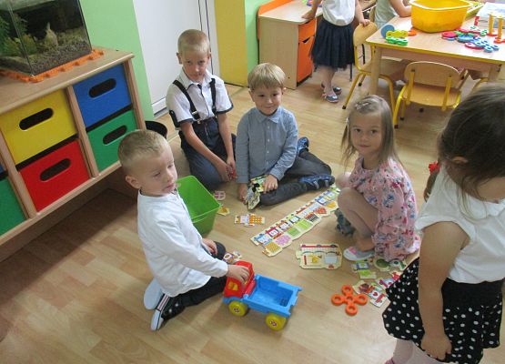 Pierwszy dzień w przedszkolu