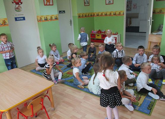 Pierwszy dzień w przedszkolu