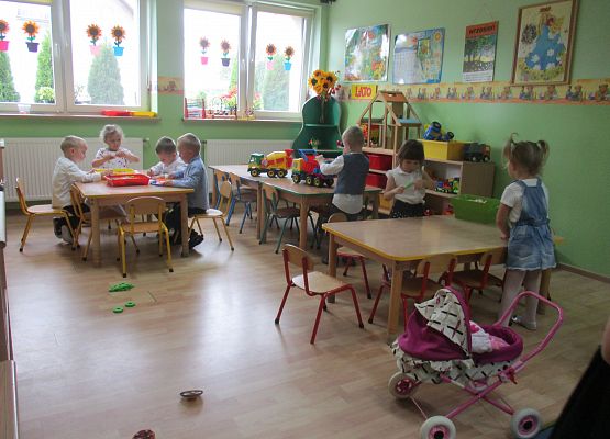 Pierwszy dzień w przedszkolu