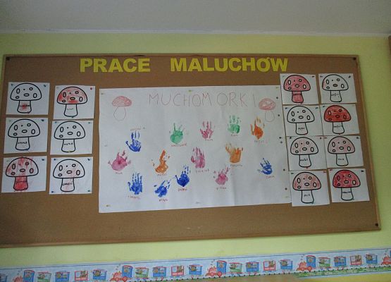 Prace dzieci z młodszej grupy