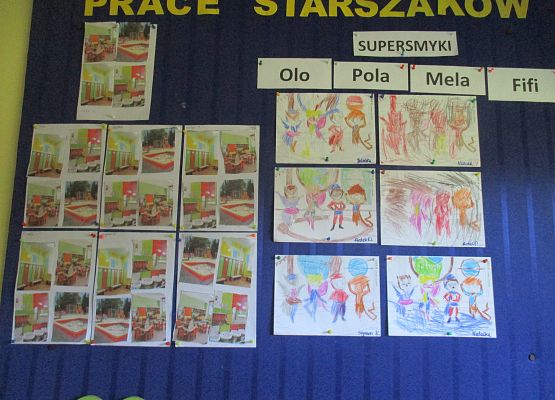 Prace dzieci ze starszej grupy