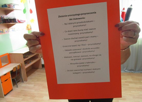 Pasowanie na przedszkolaka