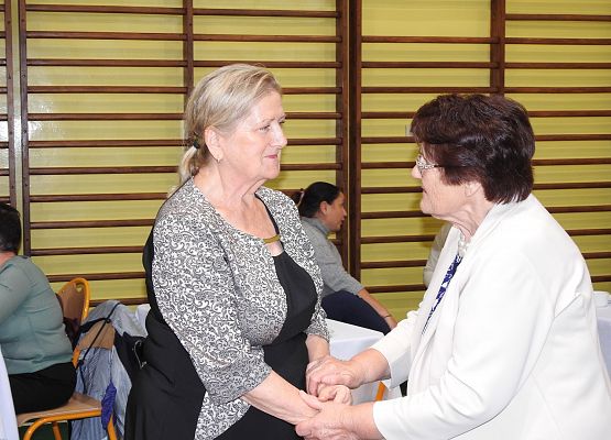 Autorka z uczestnikami spotkania