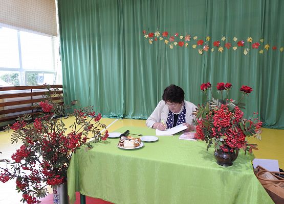 Spotkanie autorskie z Panią Adelą Andrzejewską w Zespole Szkół w Garczegorzu