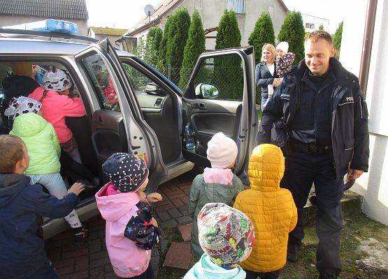 Wizyta Policjantów w przedszkolu