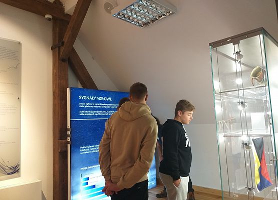 Zwiedzanie Muzeum Słowińskiego Parku Narodowego w Czołpinie przez klasy ósme.