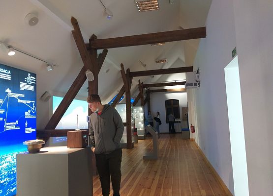 Zwiedzanie Muzeum Słowińskiego Parku Narodowego w Czołpinie przez klasy ósme.