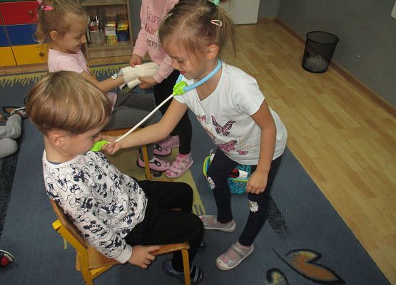 Zabawa dydaktyczna - Z wizytą u lekarza