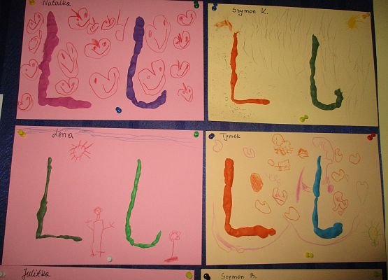 Literka "L" - prace Starszaków