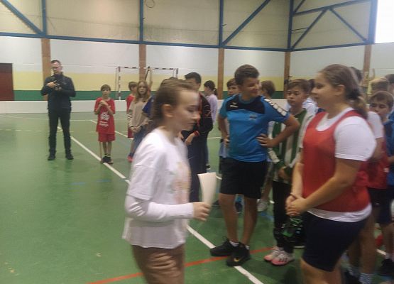 Zawody powiatowe - wręczenie dyplomów