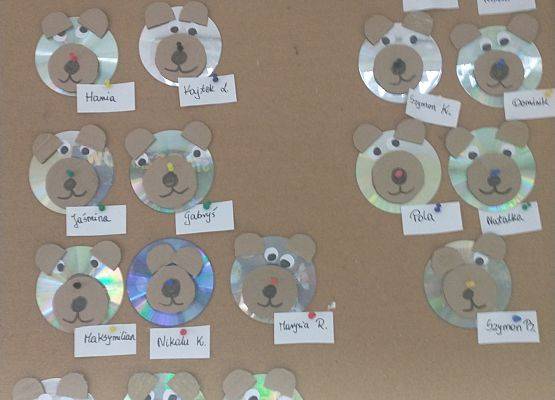 Misie wykonane przez przedszkolaków