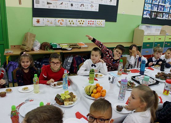 Wigilia w klasie pierwszej.