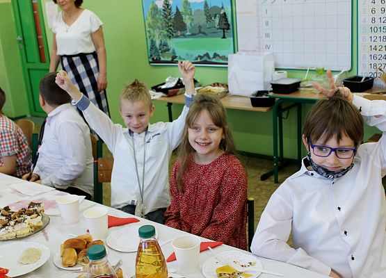 Wigilia w klasie drugiej.