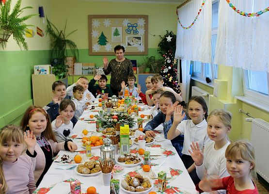 Wigilia w klasie trzeciej.