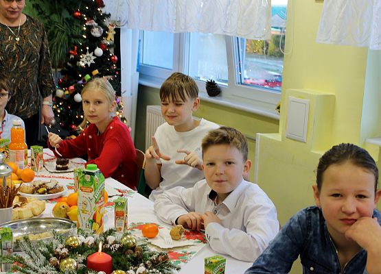 Wigilia w klasie trzeciej.