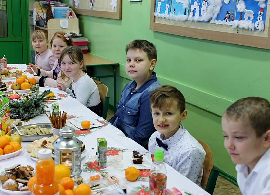 Wigilia w klasie trzeciej.