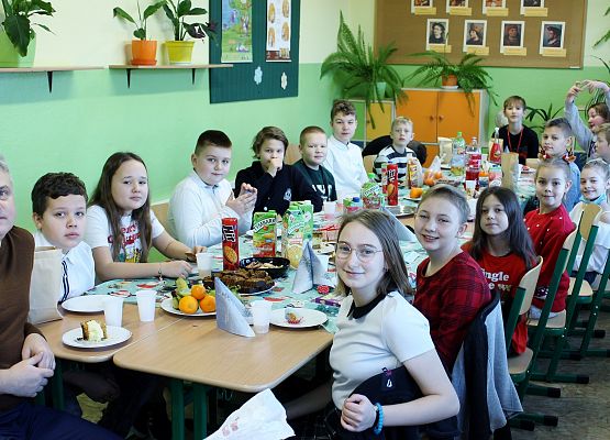 Wigilia w klasie szóstej.