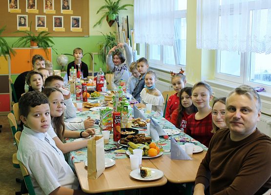 Wigilia w klasie szóstej.